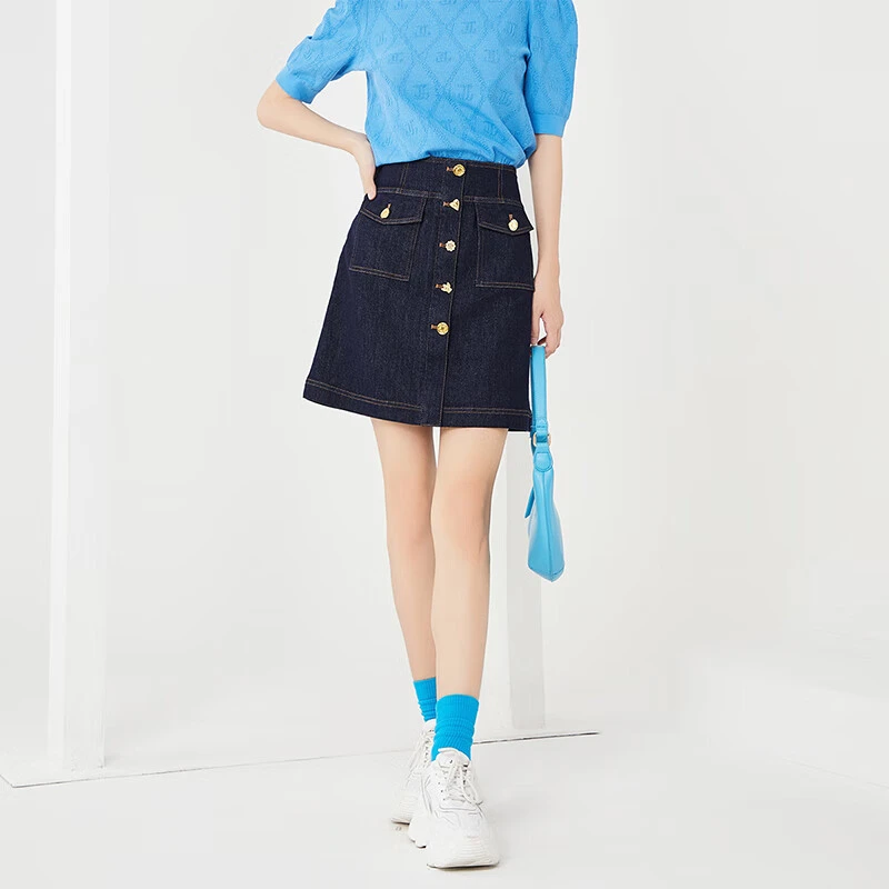 【小余专属】佳人苑2024年春新款半身裙J316029