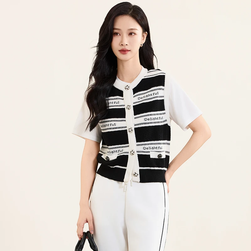 【柠檬专属】佳人苑背心女春季新款J415062