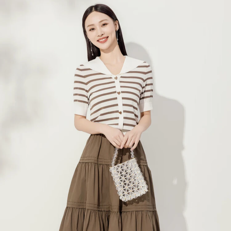 【达人专属】佳人苑针织衫女新款J325003