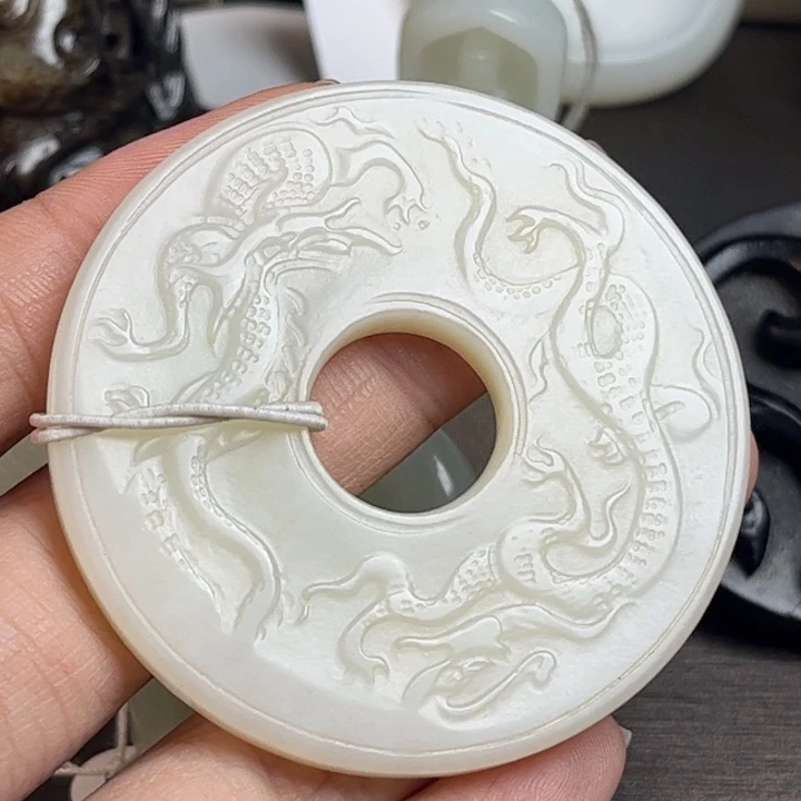 和田玉挂件未镶嵌落****9