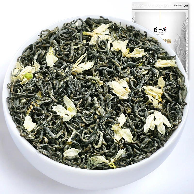 陈一凡川派茉莉飘雪250g 茉莉花茶特级浓香型茶叶新茶四川花茶