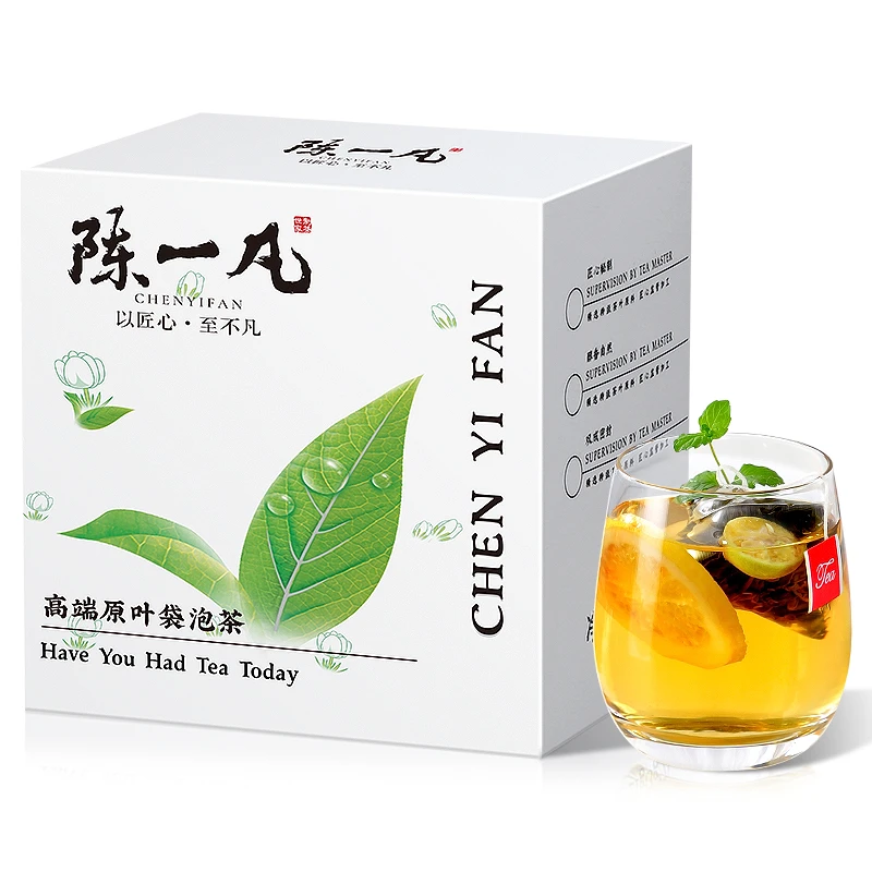 陈一凡7天元气周饮 红茶乌龙茶白茶多款茶组合袋泡茶 冷泡热泡茶