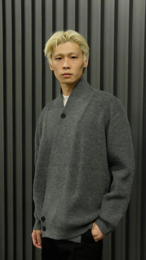 【We one world】 针织衫道袍毛衣开衫老钱风百搭松弛感上衣外套