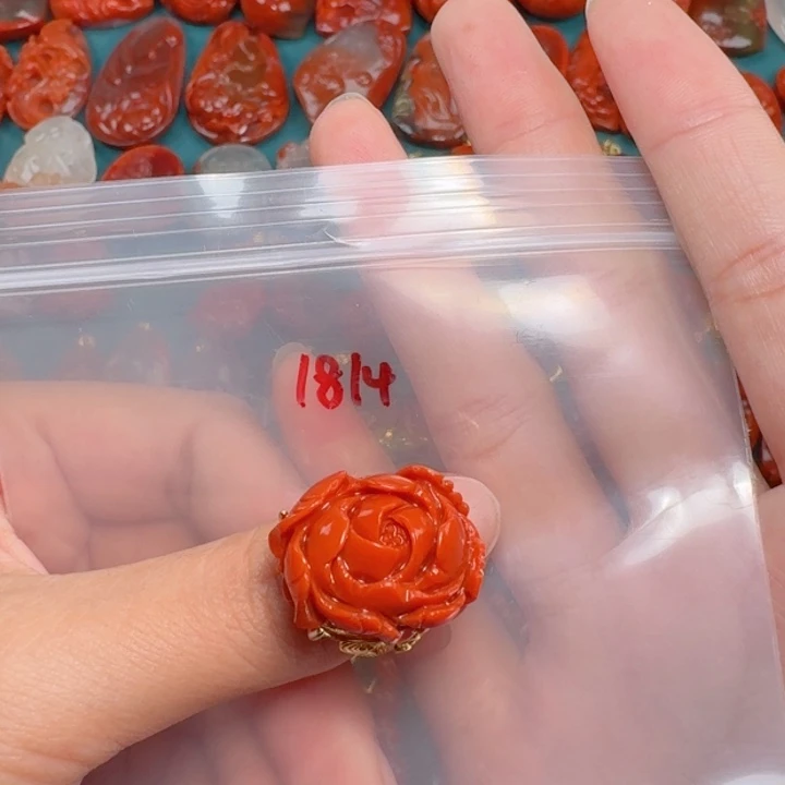 南红玛瑙南红银S925镶嵌