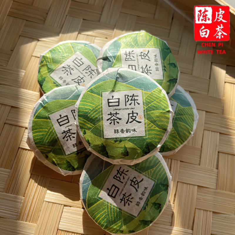 【五片装亏本试喝】寿眉陈皮白茶醇香耐泡口感顺滑陈皮白茶圆饼茶饼