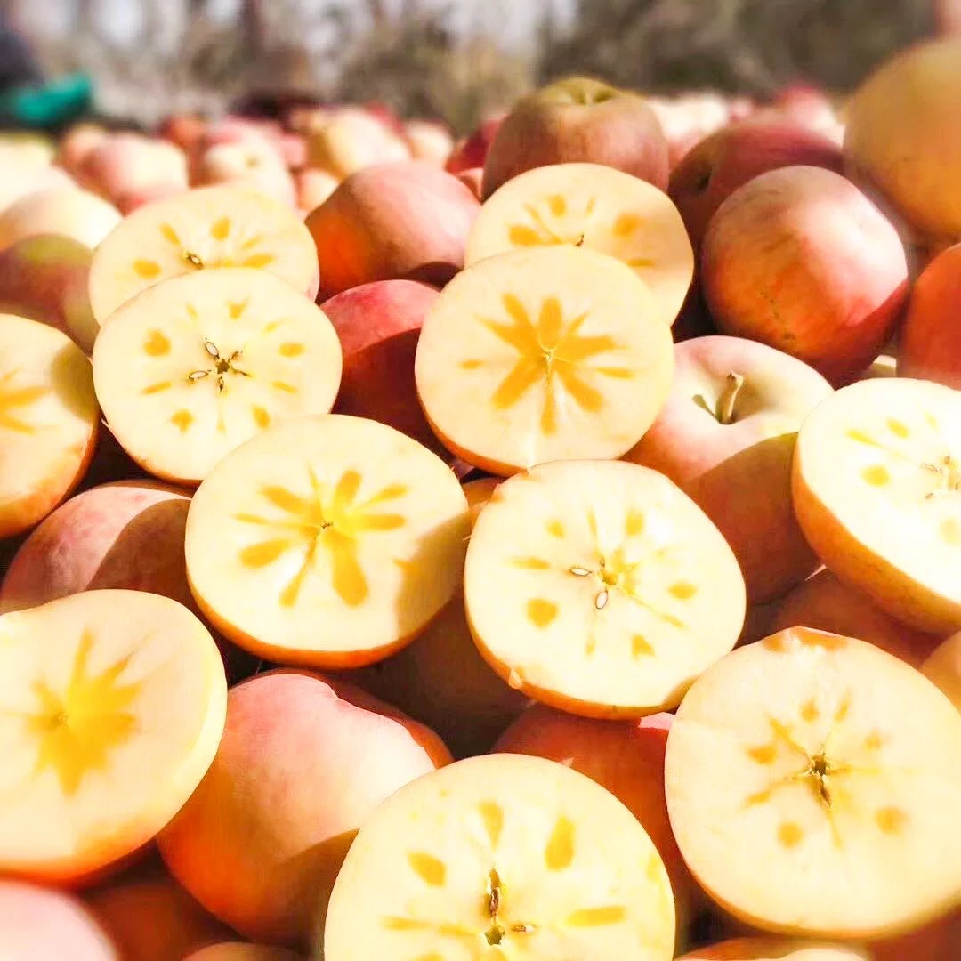 小件阿克苏冰糖心苹果带箱6-6.5斤左右