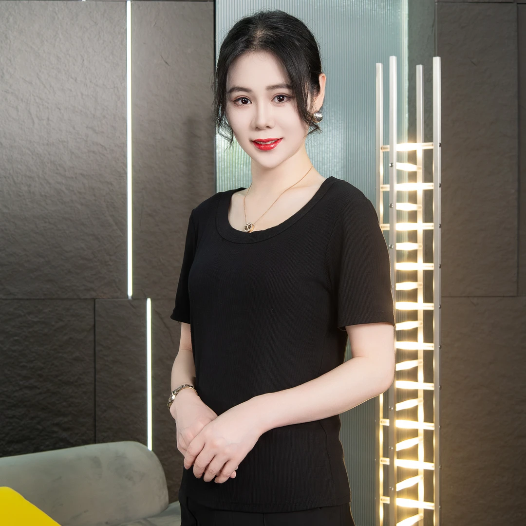 【丽爷】圆领短袖打底七色