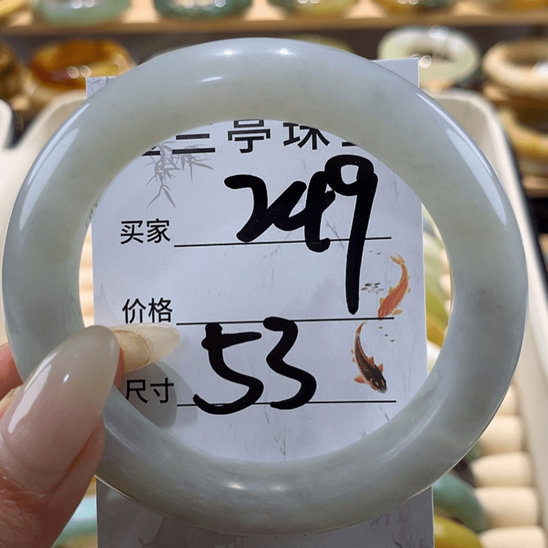 【闪购商品】蛇纹石玉手镯未镶嵌