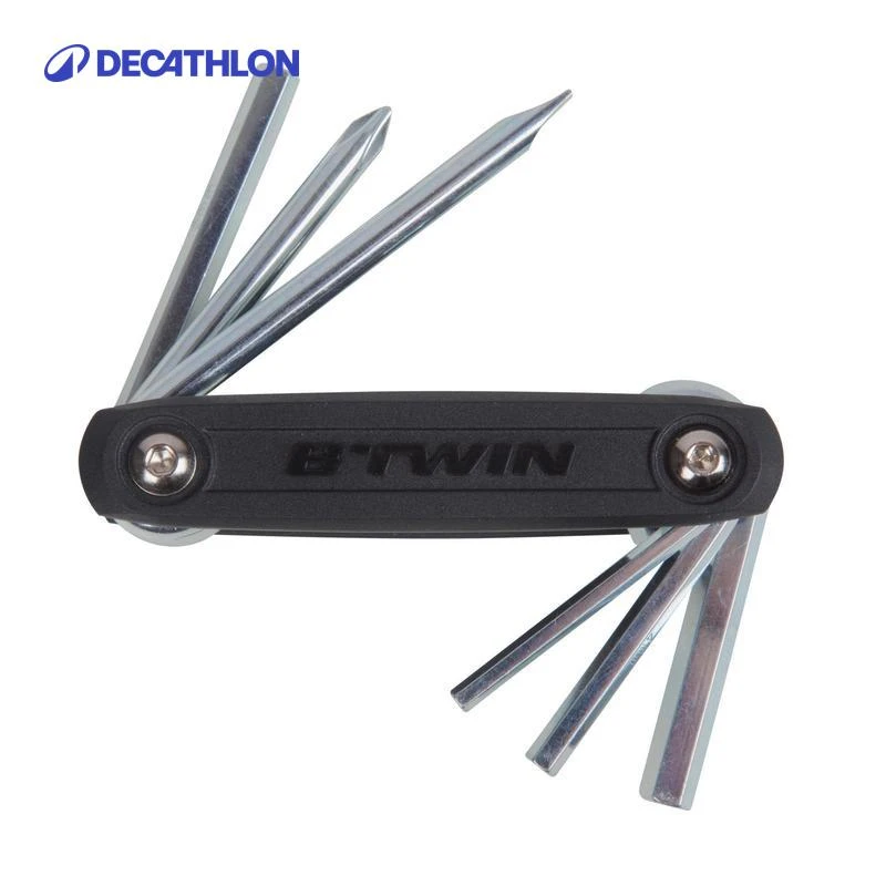 迪卡侬自行车调整运动多功能工具组合用于取出修车工具套装118965