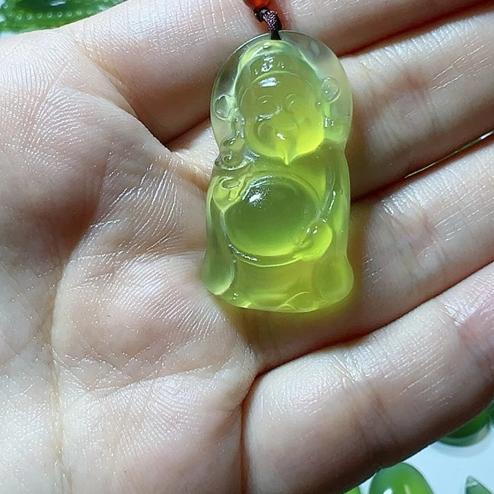 蛇纹石玉手链未镶嵌永****室