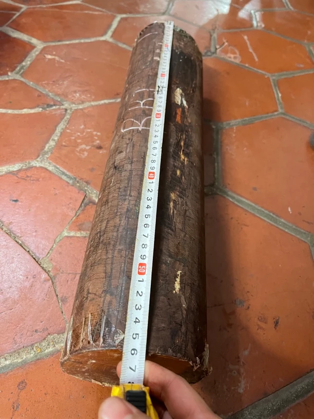 印度小叶紫檀老料金星高品质实心横财重14.8斤