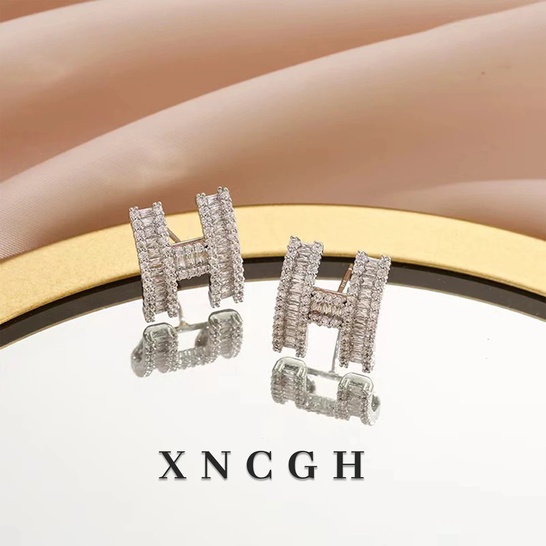 铜合金耳饰 0002奥地利水晶耳饰时尚气质轻奢百搭简约