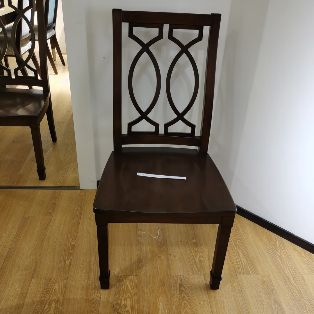 EH-1521052-a美式实木餐椅 W520×D585×H972