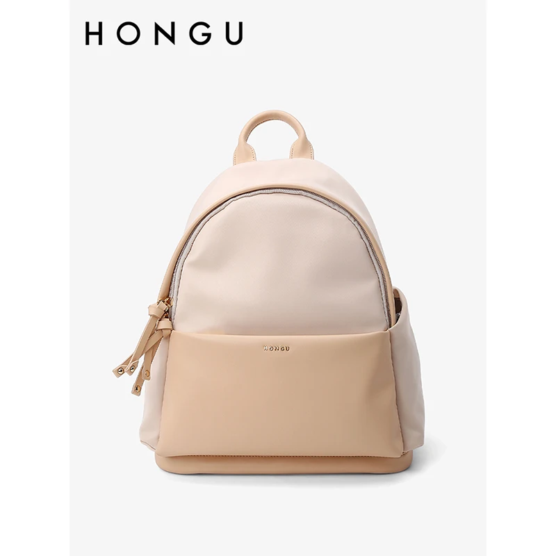 HONGU/红谷时尚新款百搭双肩背包双肩包女士休闲双肩小背包5047