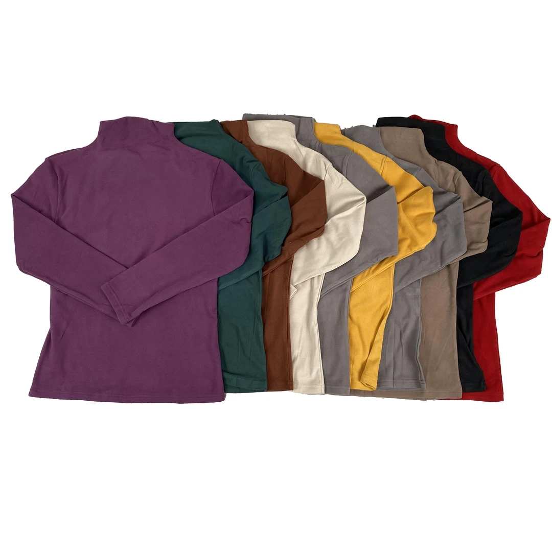 2024秋装百搭打底衫秋冬洋气高领内搭女士长袖T恤0040