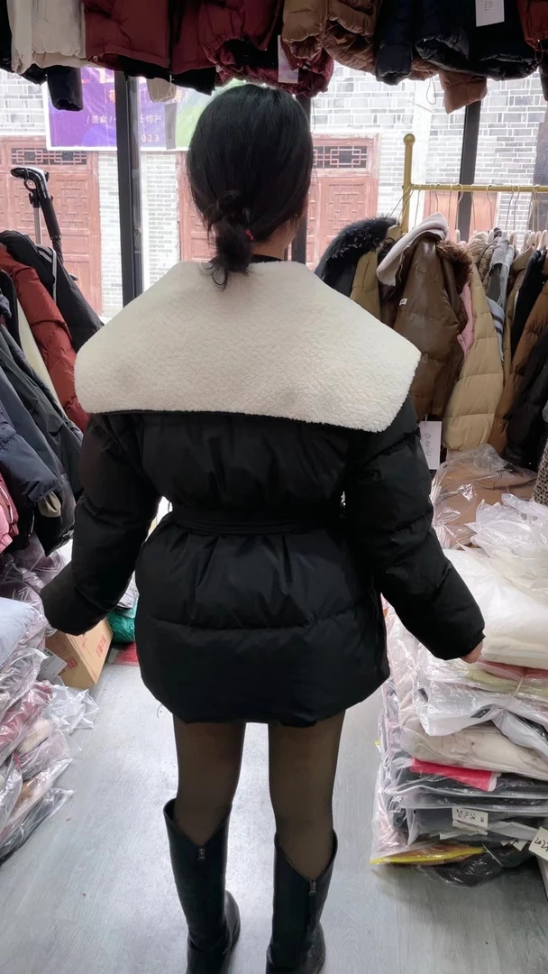 复古收腰显瘦小个子加厚保暖外套