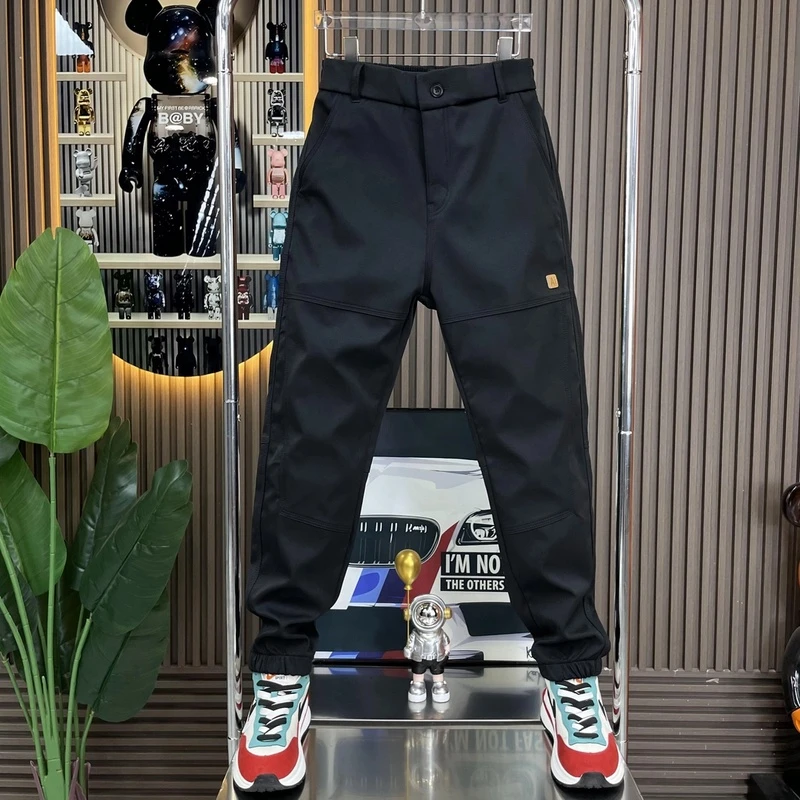 【专柜品质】2024秋冬新款男士休闲裤时尚百搭流舒适冲锋裤弹力户外