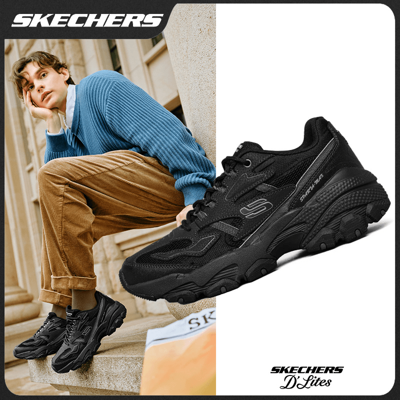 【机甲怪兽】斯凯奇秋冬款舒适休闲男鞋老爹鞋高级感运动跑鞋237121