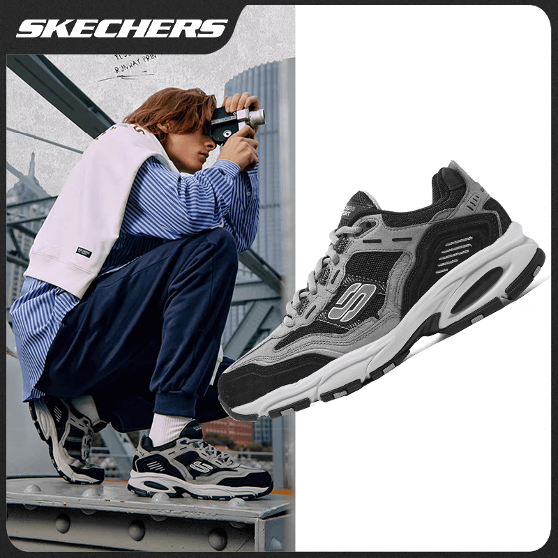 SKECHERS/斯凯奇秋冬季日常潮流跑步运动鞋男鞋舒适休闲鞋237067
