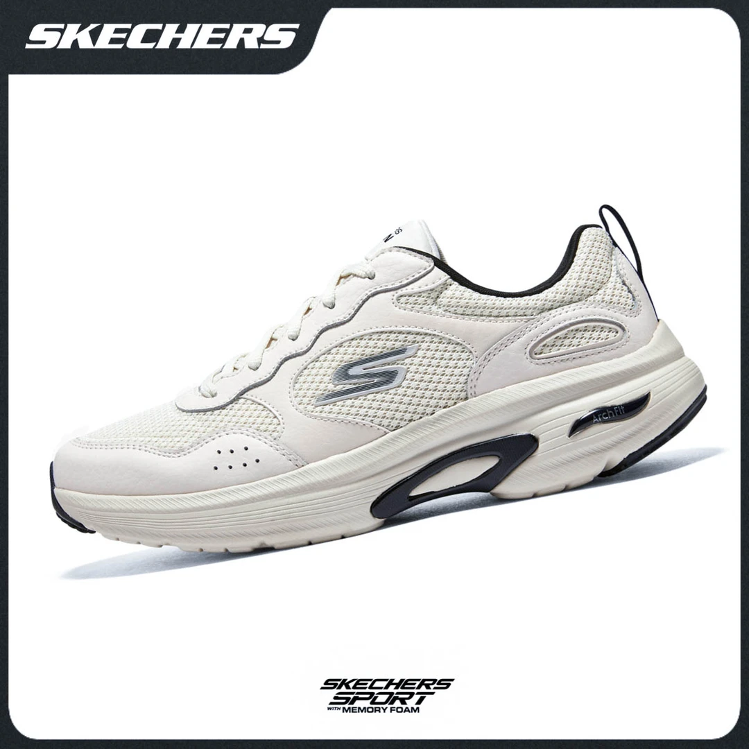 SKECHERS/斯凯奇百搭复古新款缓震透气足弓休闲运动男士220626