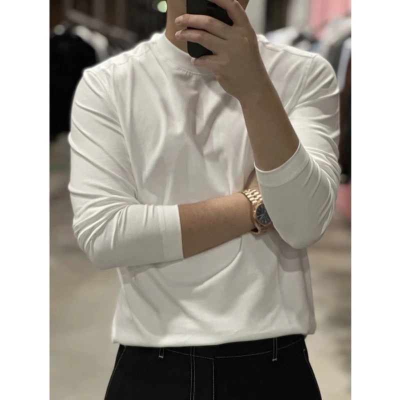 （主店）LA CALIFFA3700版“美国80支SUPIMA”clean fit老钱长袖打底