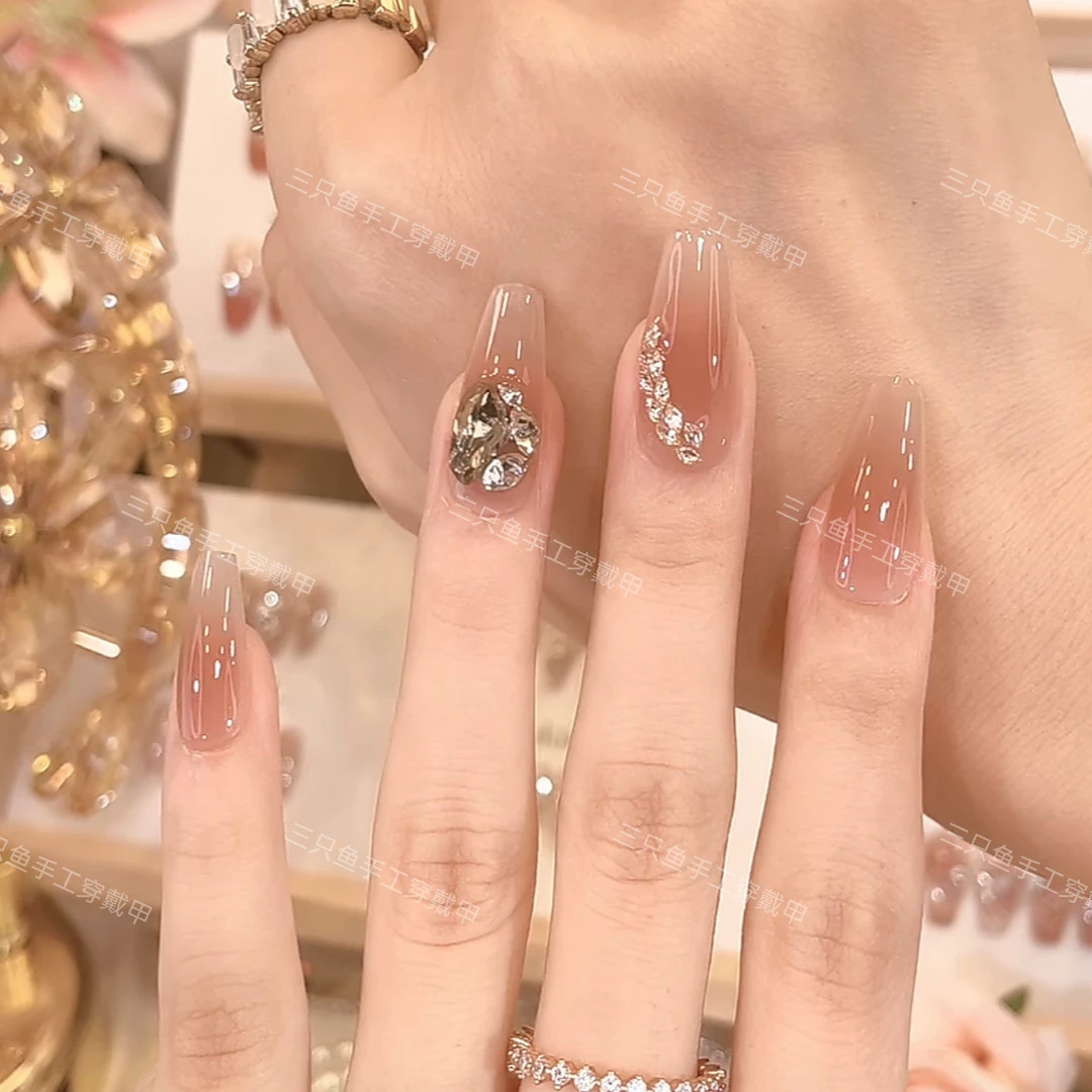 【迷醉星光】东洲K9钻秋茶服色穿戴甲2024新款茶色腮红高级简约千金