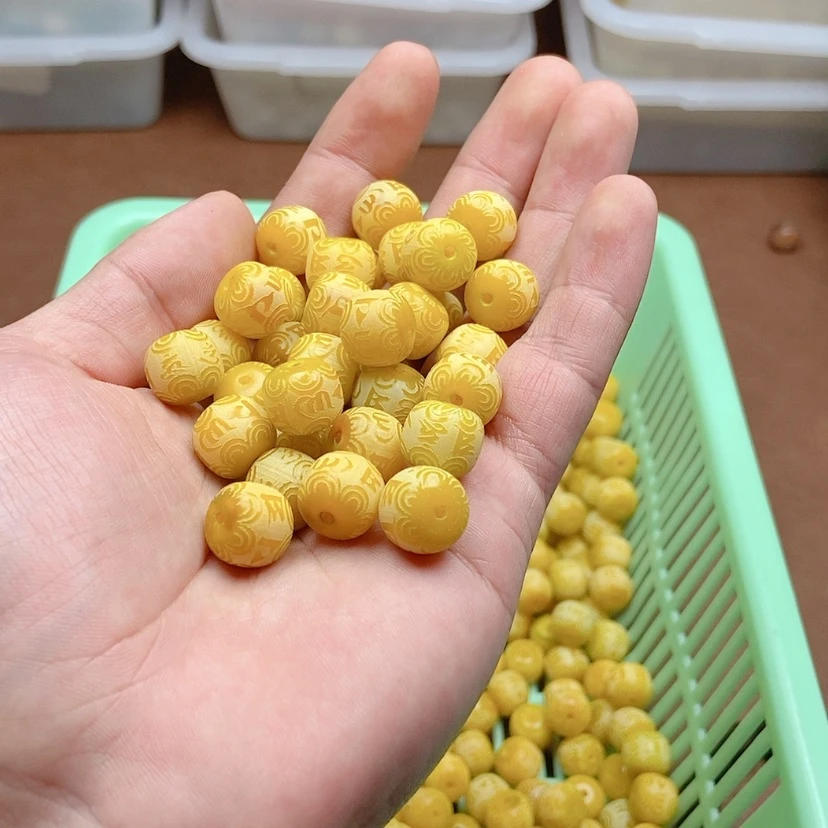 【闪购商品】菩提根/象牙果吊坠50颗柠檬汽水桶珠六字箴言卡12