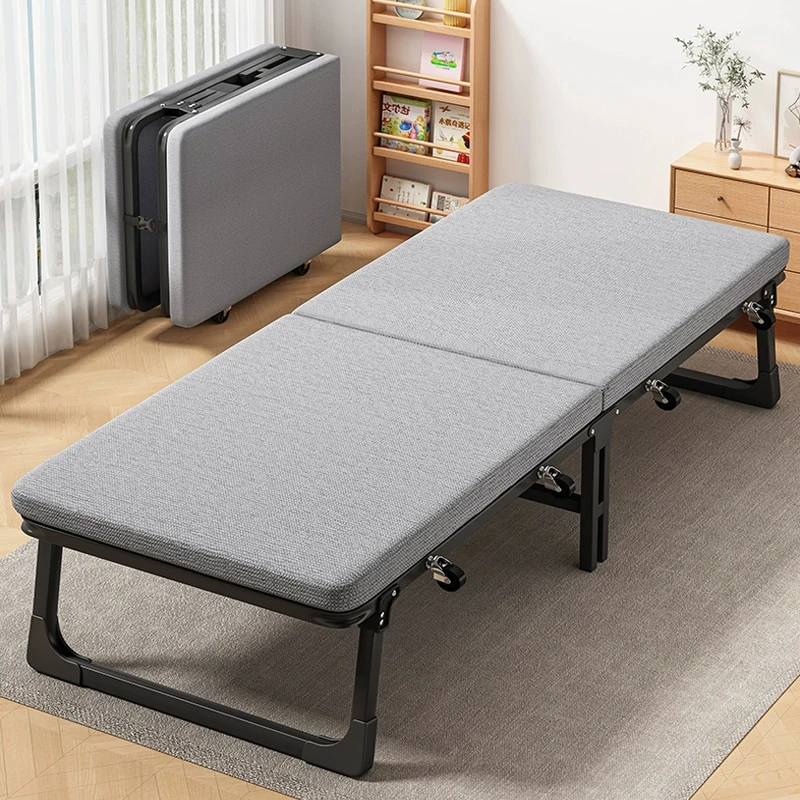 家用成人午睡神器硬板躺椅陪护可携式行军床午休折叠床单人床办公