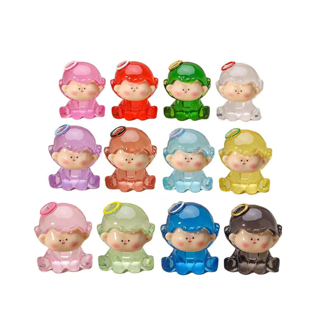 （直播挖挖装）可爱网红创意玩具diy树脂摆件钥匙配件混款