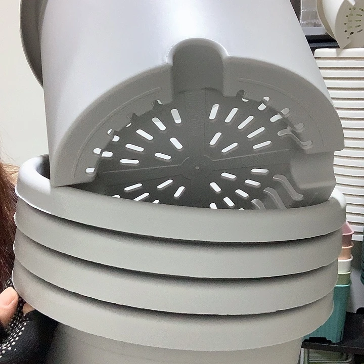 树脂20CM（含）-50CM（不含）四季口25灰白色5个无托