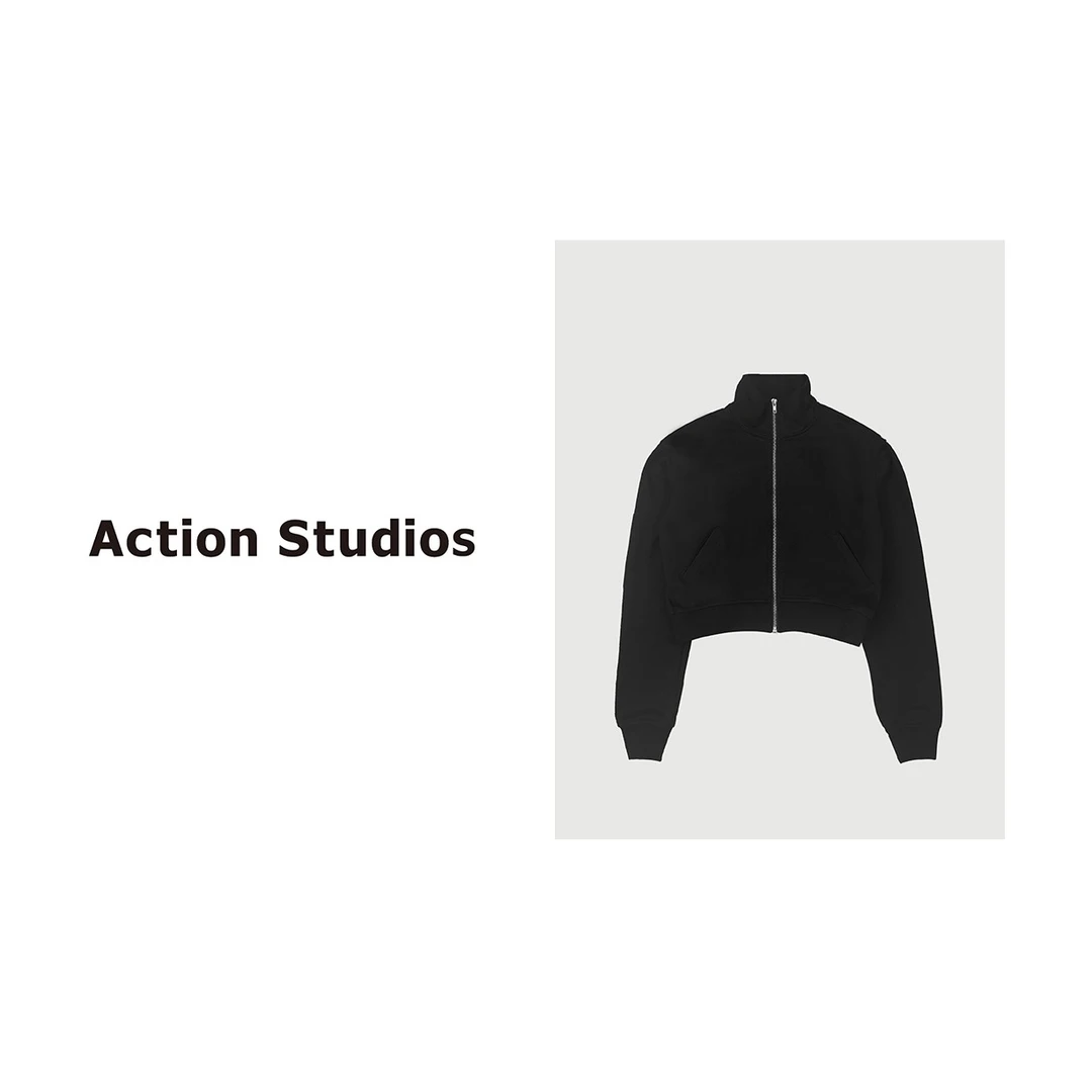 Action Studios大大推荐2023秋季新款全拉链高腰外套1109