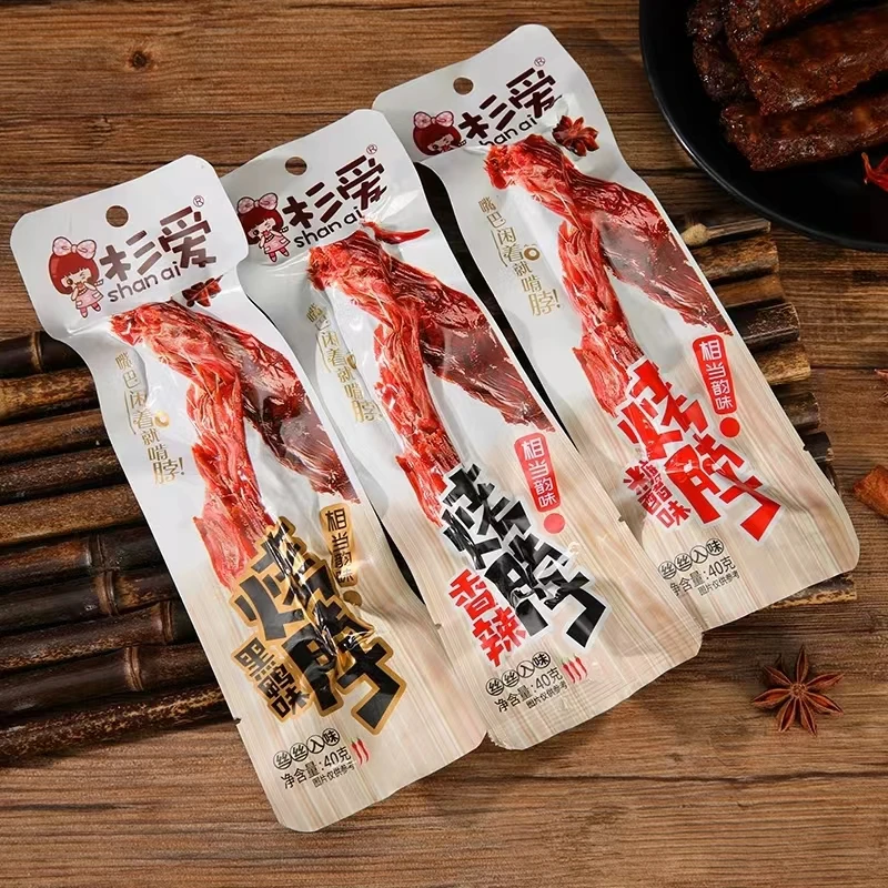 杉爱黑鸭味烤脖糖醋香辣鸡脖子网红零食小吃休闲食品杉爱鸭脖好吃