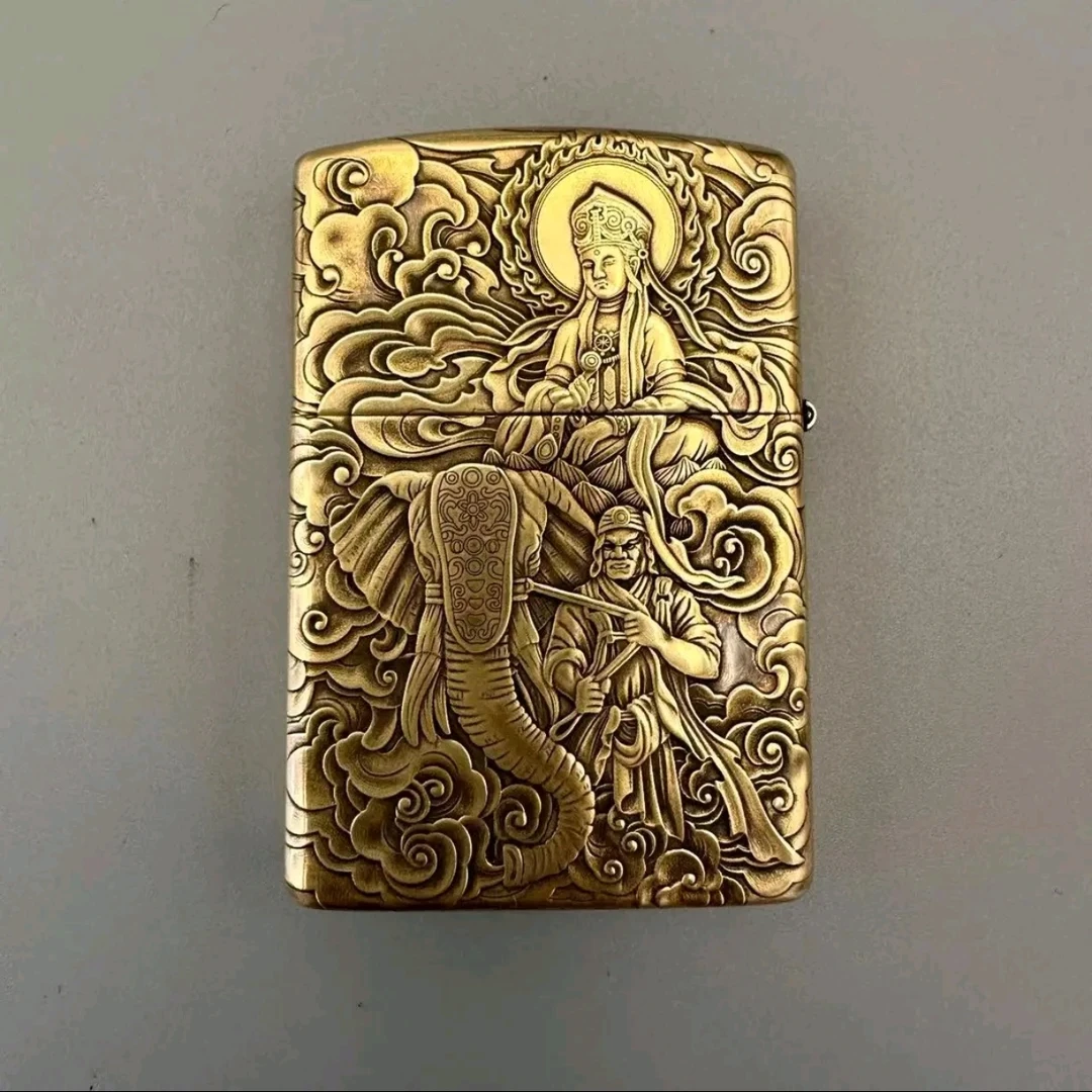 ZORRO佐罗【普贤菩萨】3D立体浮雕/902S盔甲机/煤油打火机/防风