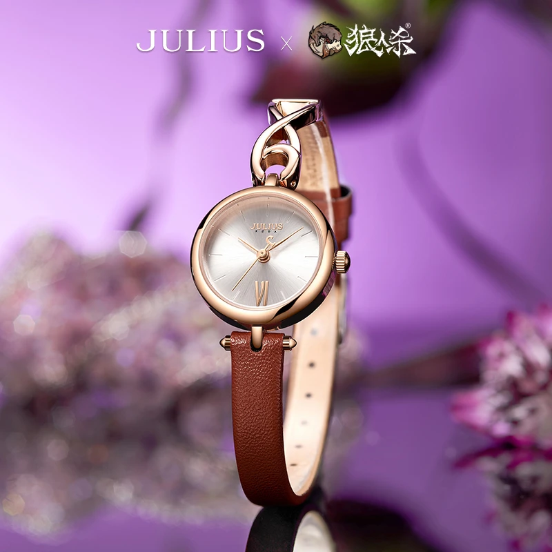 聚利时手表狼人杀联名网红送礼女手表百搭气质简约手链小圆表1351