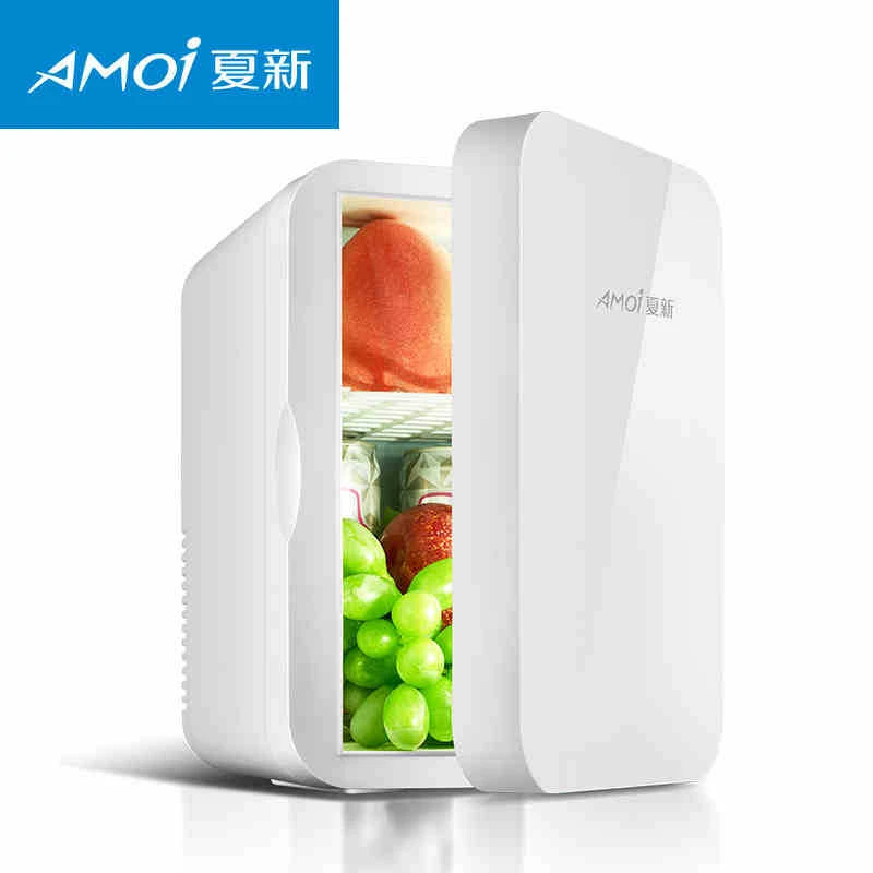 AMOI/夏新车载冰箱迷你小型冷藏保鲜宿舍车家两用母乳单人小冰箱