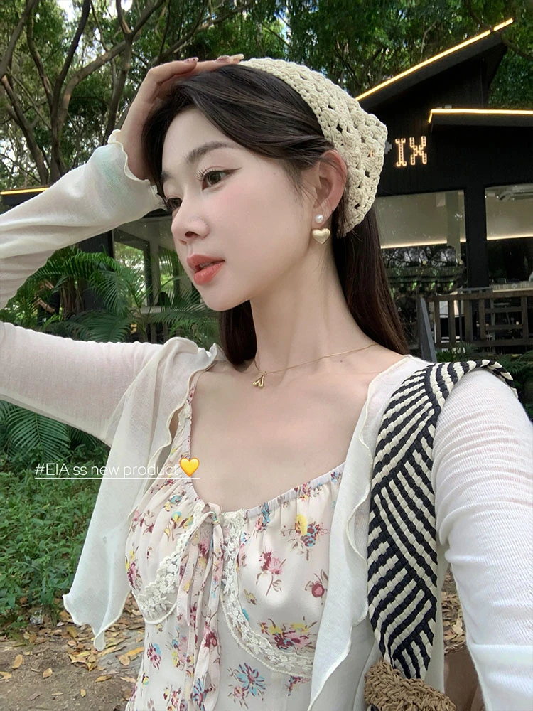 EIA一尧【未闻花名开衫】春夏日常气质温柔百搭开衫女显瘦短款外套