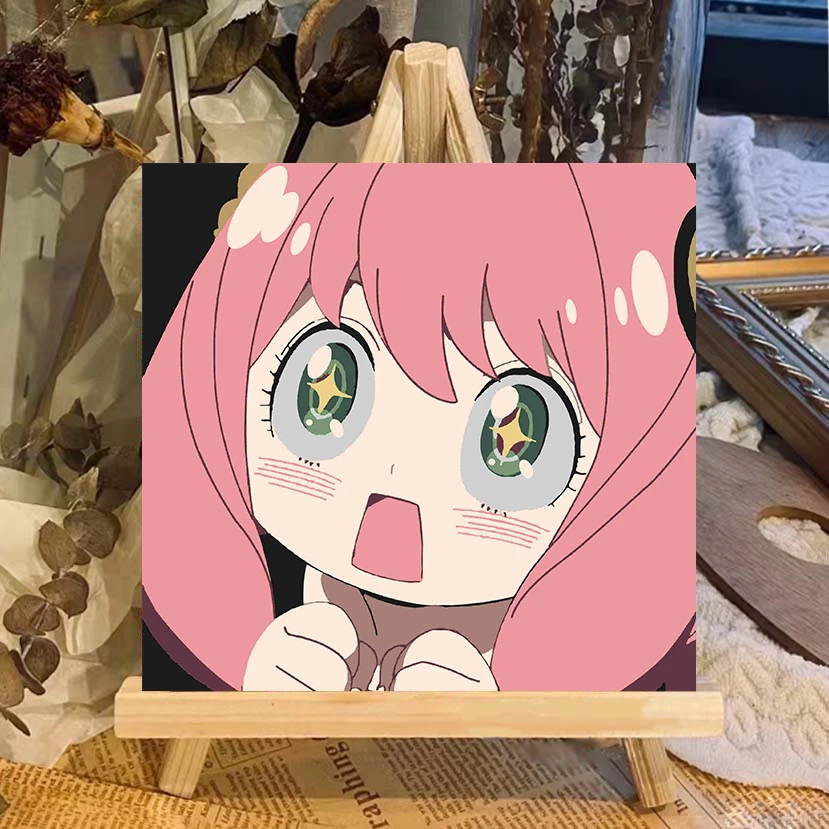 阿尼亚数字油画20*20