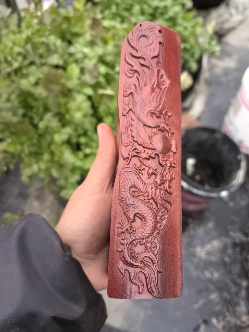 非洲小叶紫檀花鼓大筒底托