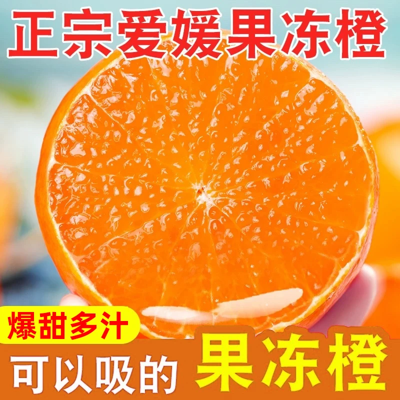 2025头茬四川爱媛38号果冻橙新鲜现摘当季水果皮薄爆甜多汁橙爱媛