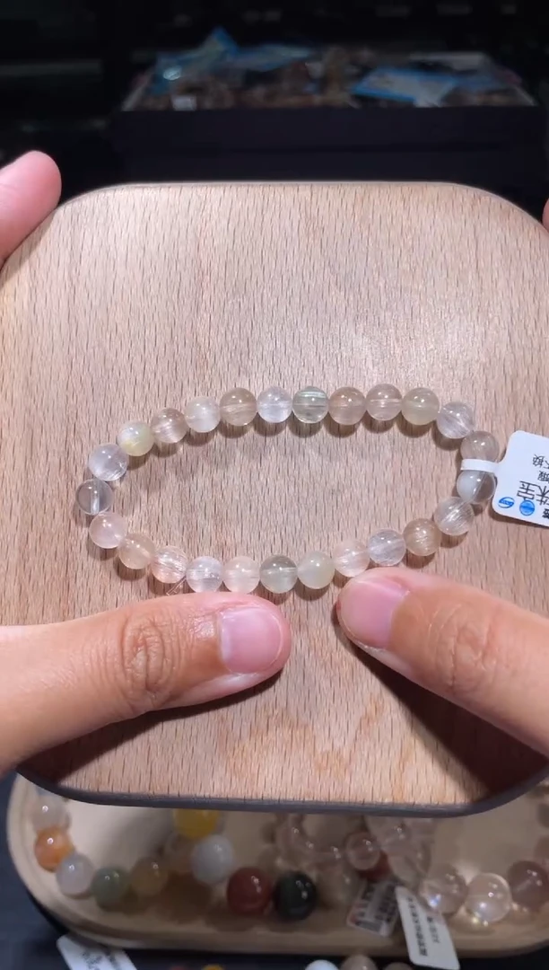 【闪购商品】水晶手链未镶嵌20号多样性发货-H 7mm+