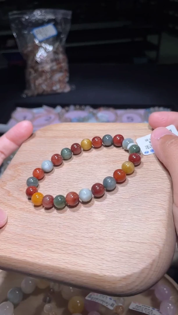 【闪购商品】水晶手链未镶嵌7号多样性发一BB 8mm+