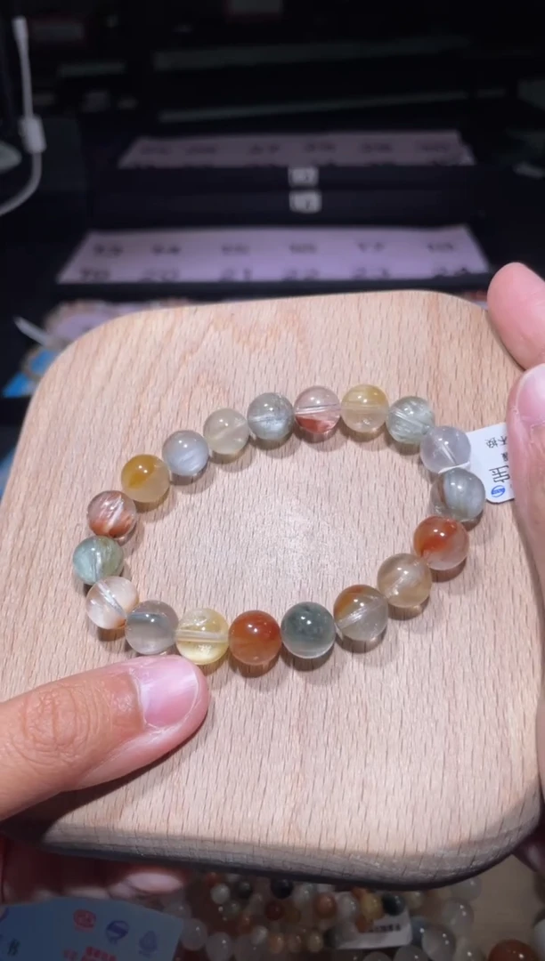 【闪购商品】水晶手链未镶嵌8号多样性发一Y 10mm+