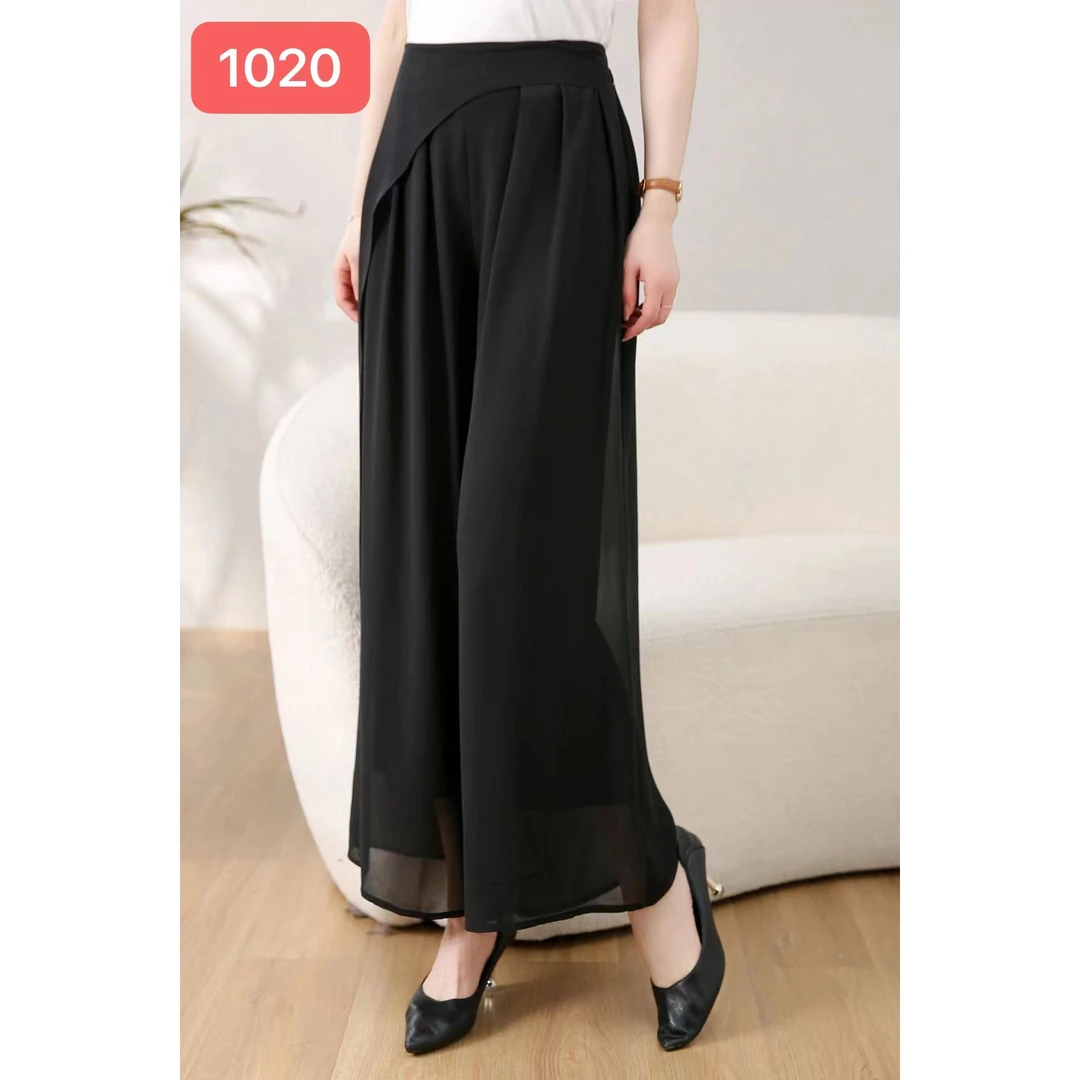 1020-15新款舒适时尚休闲阔腿裤