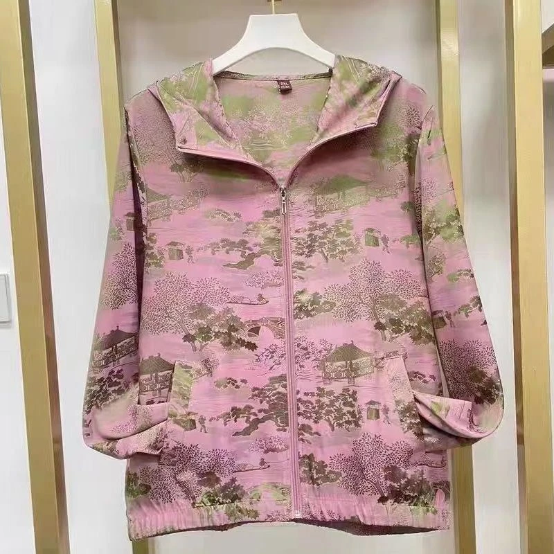 6973-23款舒适印花外套