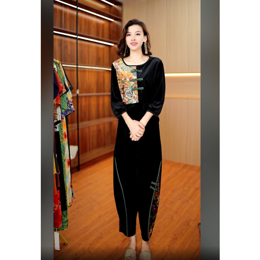 6793-23新款气质显瘦套装