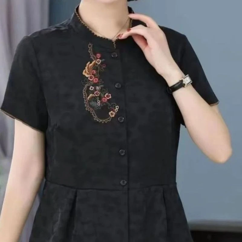 629-23新款精致刺绣小衫