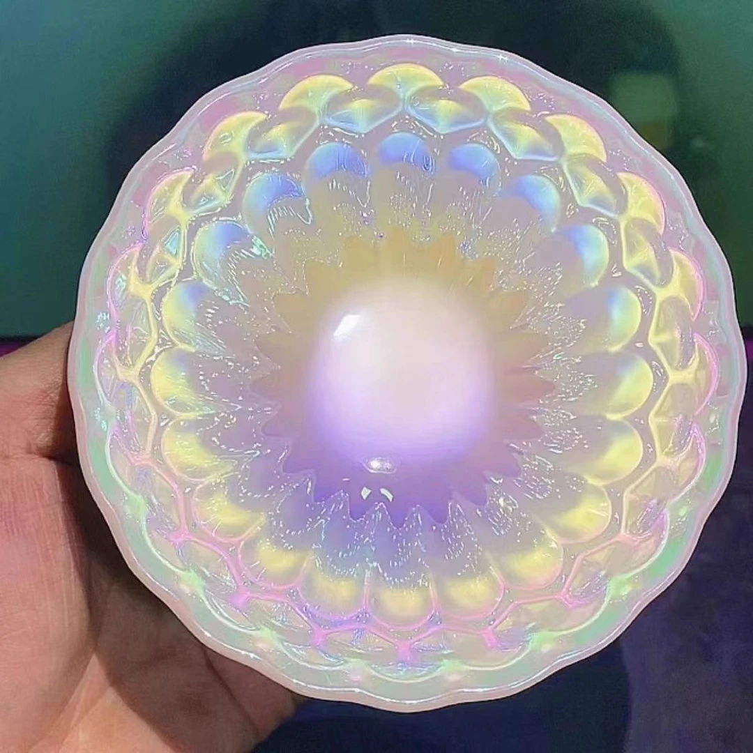 建盏七彩珍珠白贝