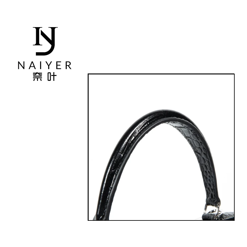 【鳄纹黑银14】NAIYER奈叶姐姐真皮女包私人定制