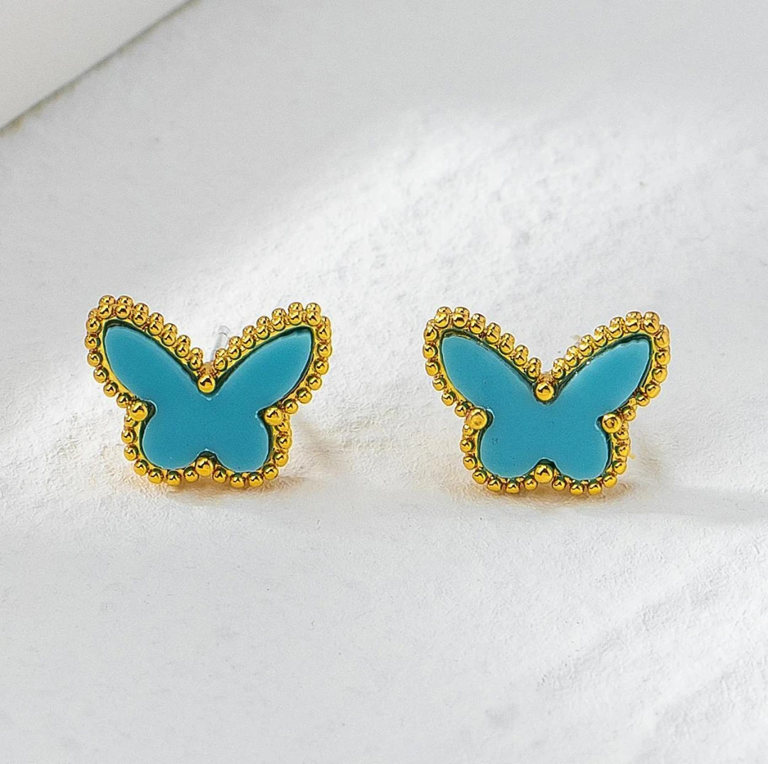 铜合金耳饰 法式复古轻奢时尚耳坠耳钉高级感耳环—0293