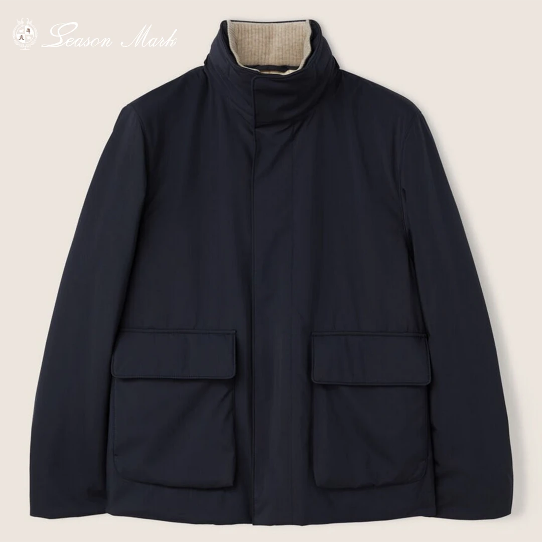 SEASONMARK秋季新款行政夹克外套休闲百搭cleanfit简约保暖搭子男